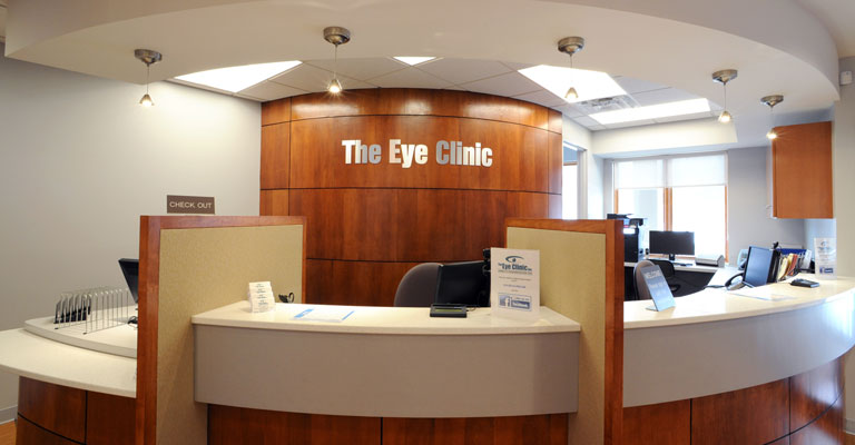 The Eye Clinic reception area